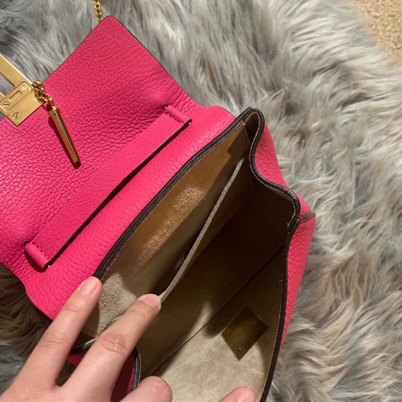 Brand new Cute pink chloe drew crossbody 20 cm!🥰 - Picture 6 of 11